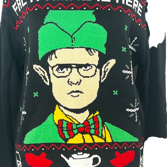 The Office Dwight Shrute Christmas Holiday Sweater Size Small - Picture 9 of 9